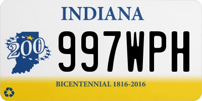 IN license plate 997WPH