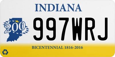 IN license plate 997WRJ