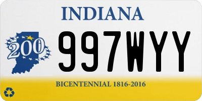 IN license plate 997WYY