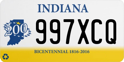 IN license plate 997XCQ