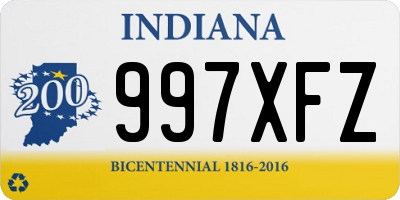 IN license plate 997XFZ