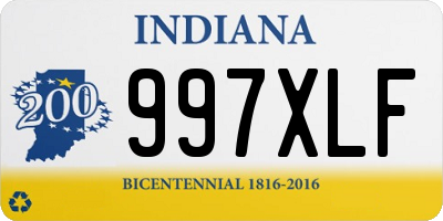 IN license plate 997XLF