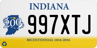 IN license plate 997XTJ