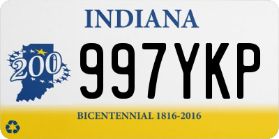 IN license plate 997YKP