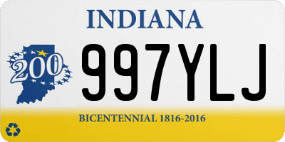 IN license plate 997YLJ