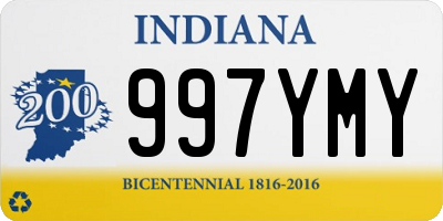 IN license plate 997YMY