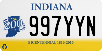 IN license plate 997YYN