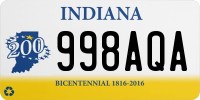 IN license plate 998AQA