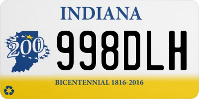 IN license plate 998DLH