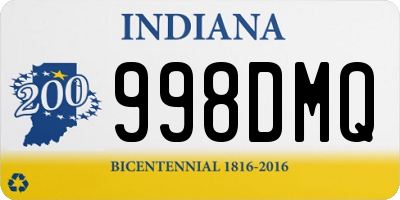 IN license plate 998DMQ