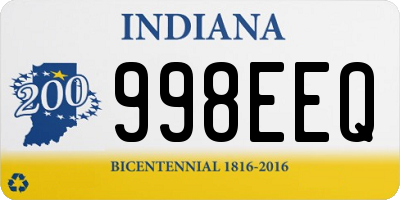 IN license plate 998EEQ