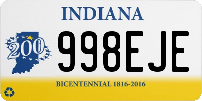 IN license plate 998EJE