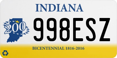 IN license plate 998ESZ