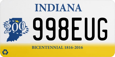 IN license plate 998EUG