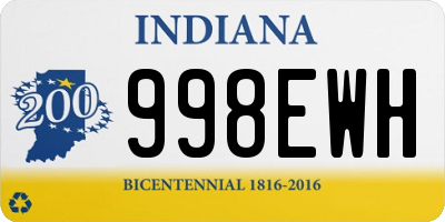 IN license plate 998EWH