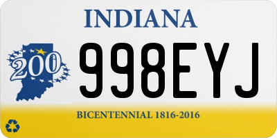 IN license plate 998EYJ