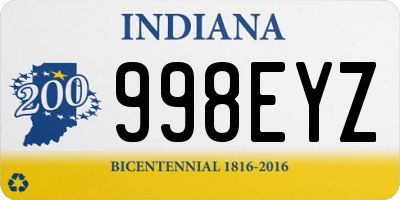 IN license plate 998EYZ