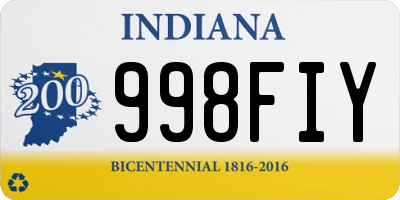 IN license plate 998FIY