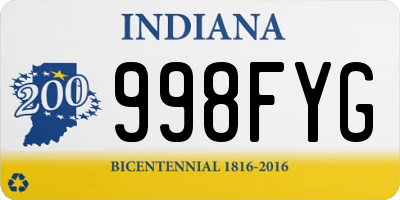 IN license plate 998FYG