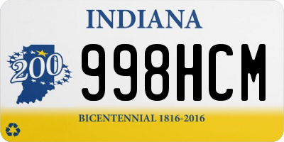 IN license plate 998HCM