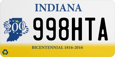 IN license plate 998HTA