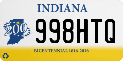 IN license plate 998HTQ