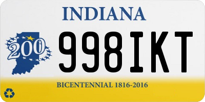 IN license plate 998IKT