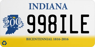 IN license plate 998ILE