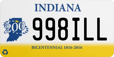 IN license plate 998ILL