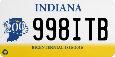 IN license plate 998ITB