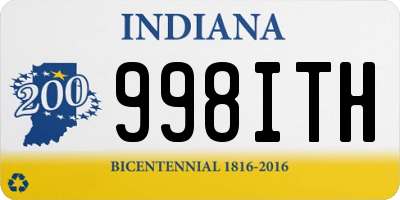 IN license plate 998ITH