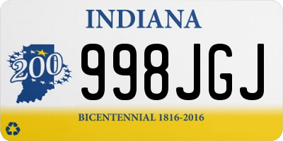 IN license plate 998JGJ