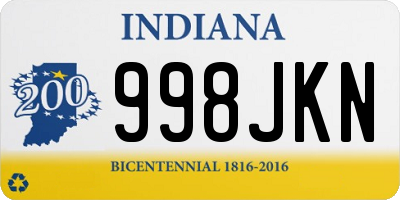 IN license plate 998JKN