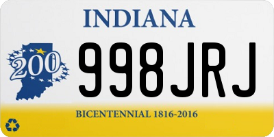 IN license plate 998JRJ