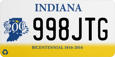 IN license plate 998JTG