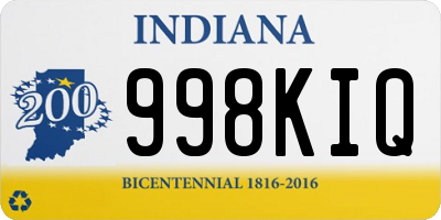 IN license plate 998KIQ