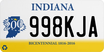 IN license plate 998KJA