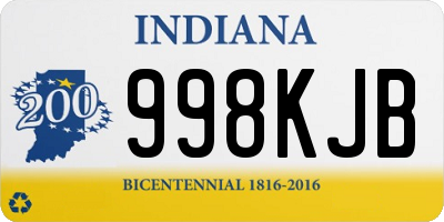 IN license plate 998KJB