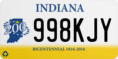 IN license plate 998KJY