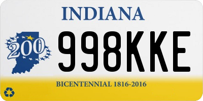 IN license plate 998KKE