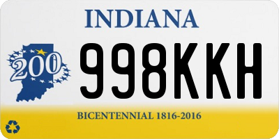 IN license plate 998KKH