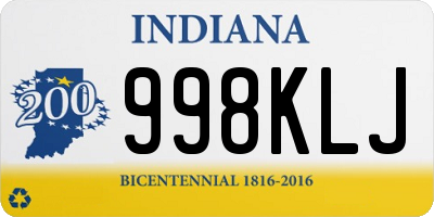 IN license plate 998KLJ