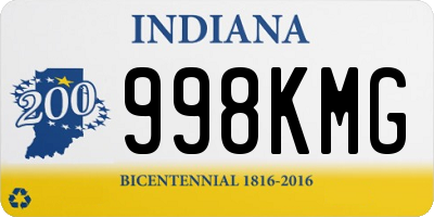 IN license plate 998KMG