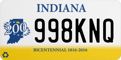 IN license plate 998KNQ