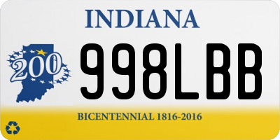 IN license plate 998LBB