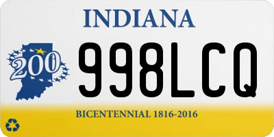 IN license plate 998LCQ