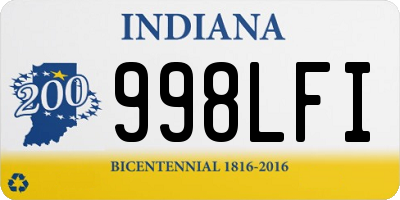 IN license plate 998LFI