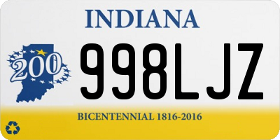 IN license plate 998LJZ