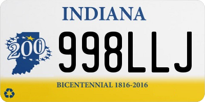 IN license plate 998LLJ