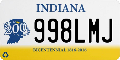 IN license plate 998LMJ